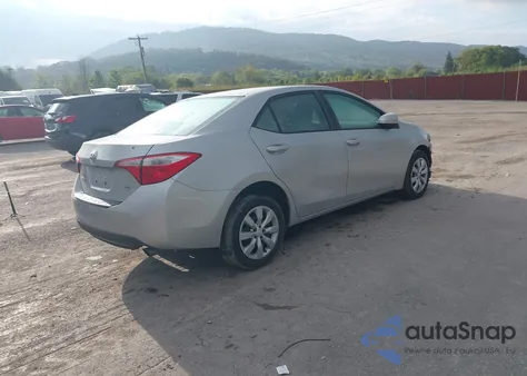2015 Toyota Corolla Le из США, поврежденный, VIN 2T1BURHE8FC231244